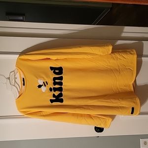 Simply Southern Bee Kind fleece sweatshirt dress